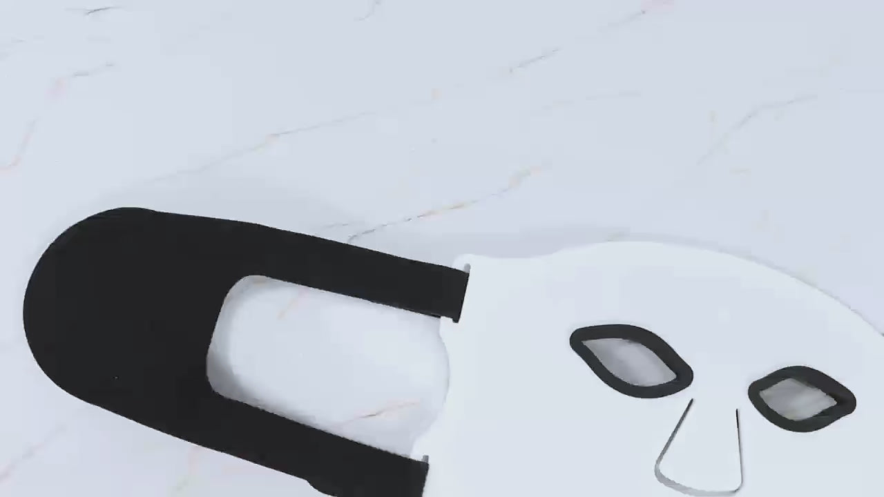 AURORA "BLACK" Face & Neck Mask - Wireless Red Light Therapy